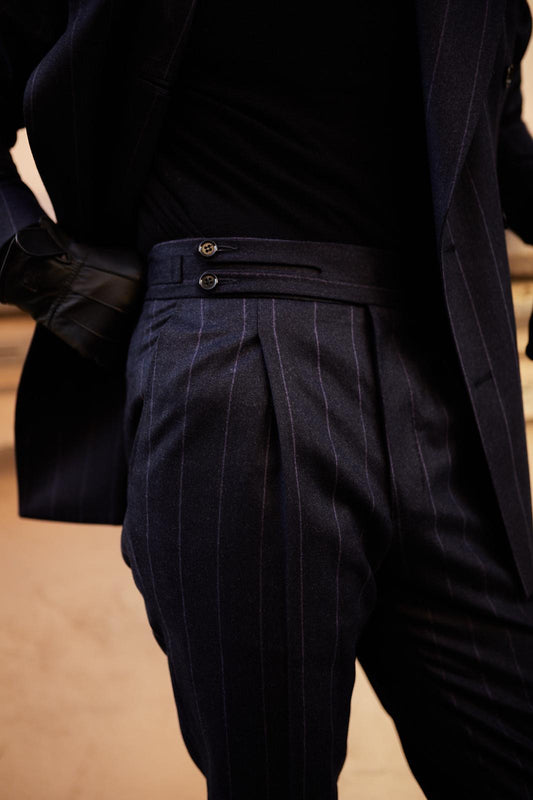 Pantalón traje azul marino diplomático 3DWool