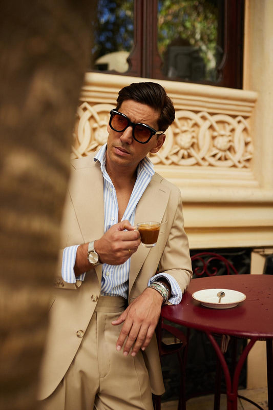 Americana traje camel Marzotto