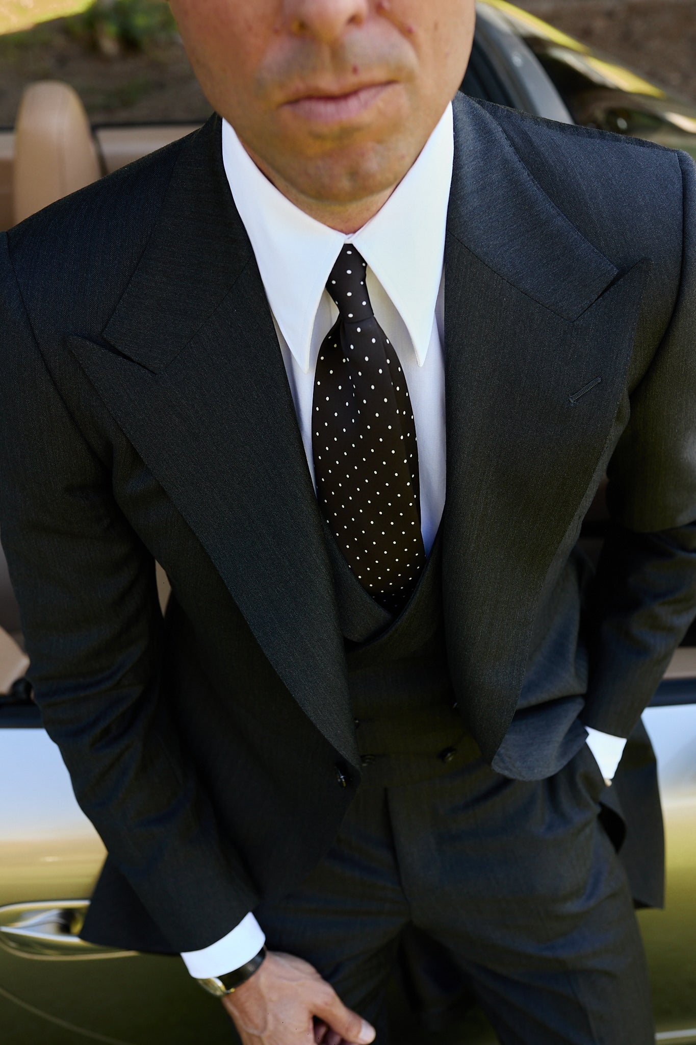 Levita chaque gris espiga Ready to Wear