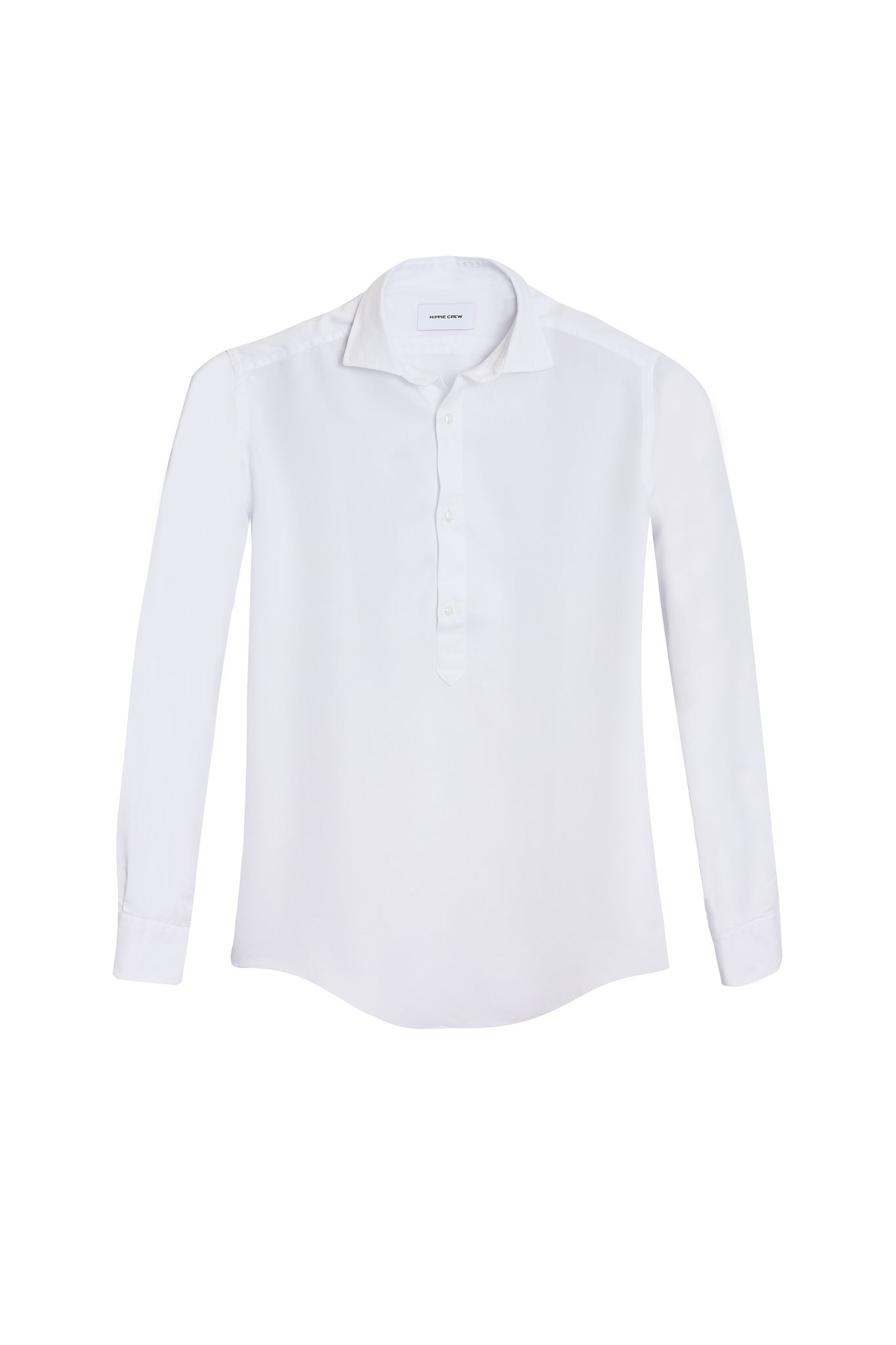Camisa polera algodón blanca