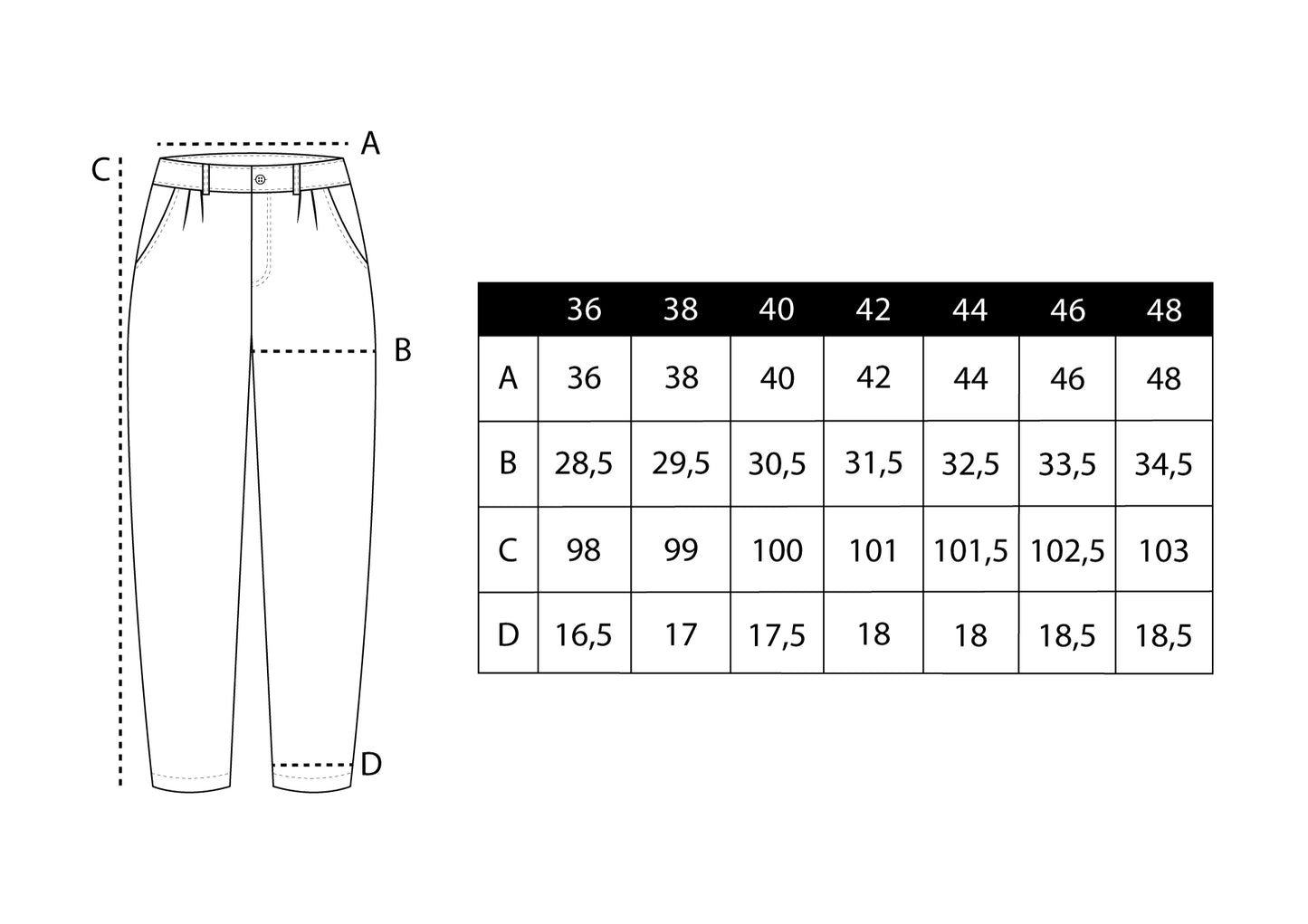 Pantalón chino blanco | Hippie Crew