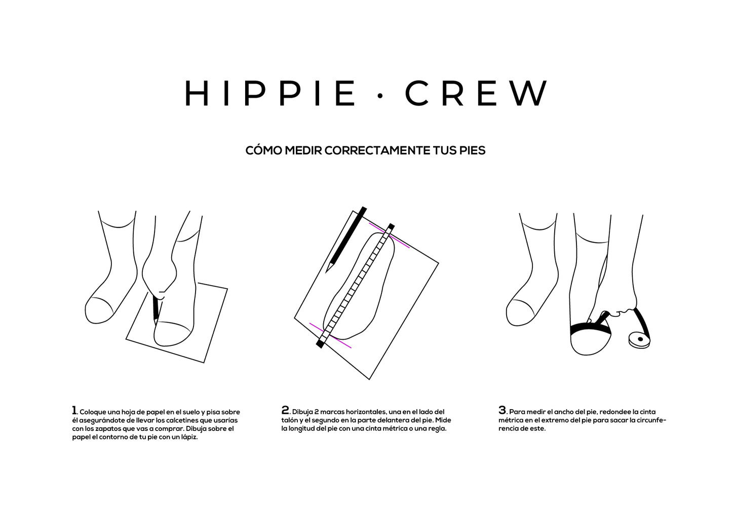 Zapatos Slippers negro personalizables Hippie Crew