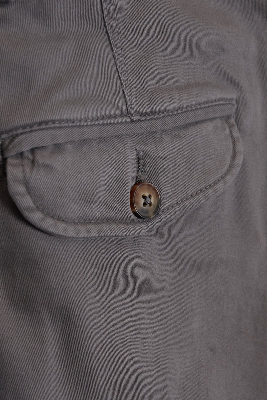 Pantalón cargo algodón gris