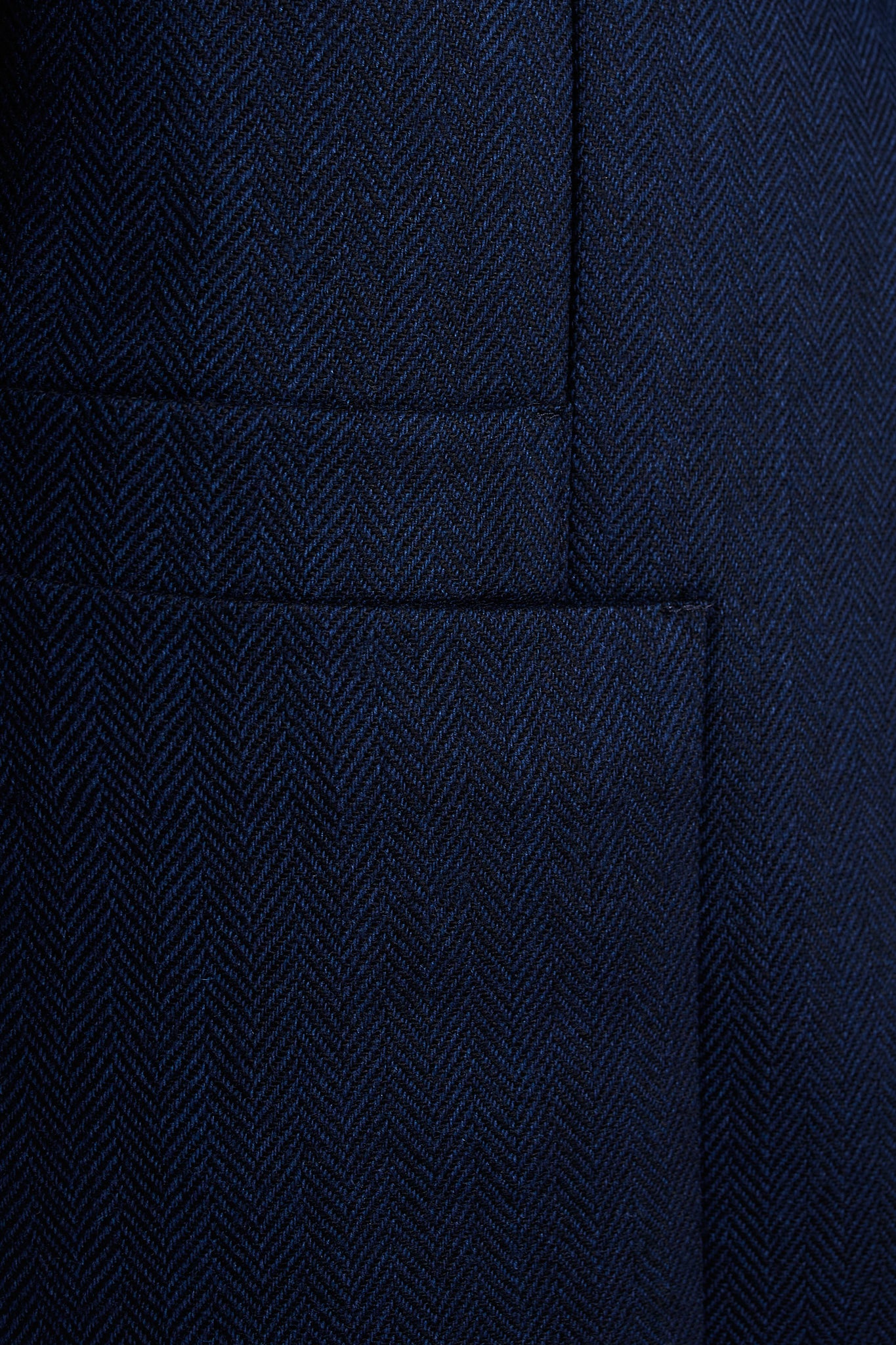 Americana traje espiga azul marino