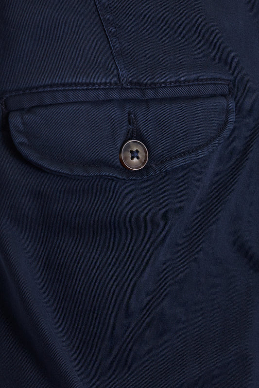 Pantalón cargo algodón azul marino