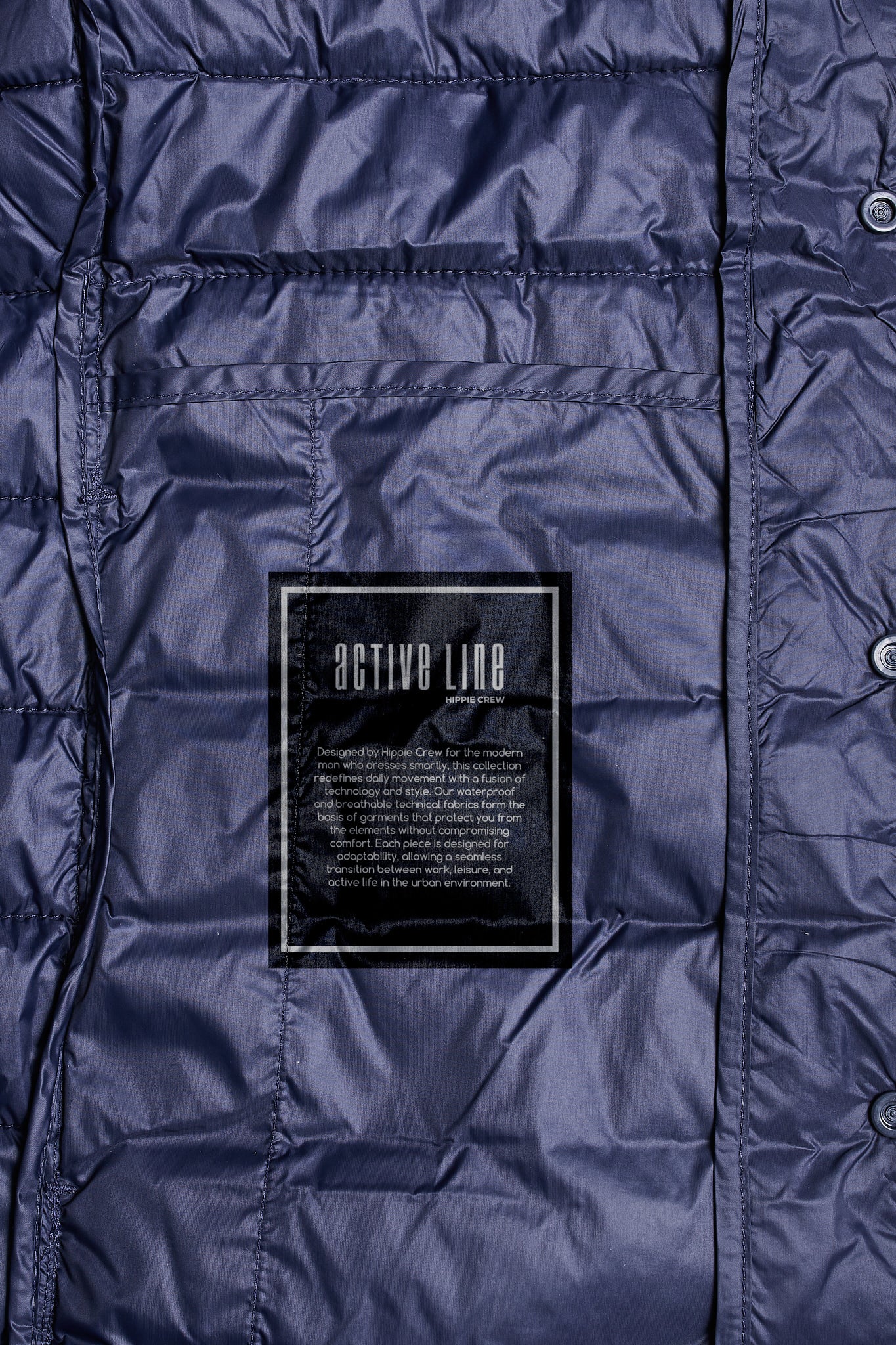 Chaleco acolchado azul marino