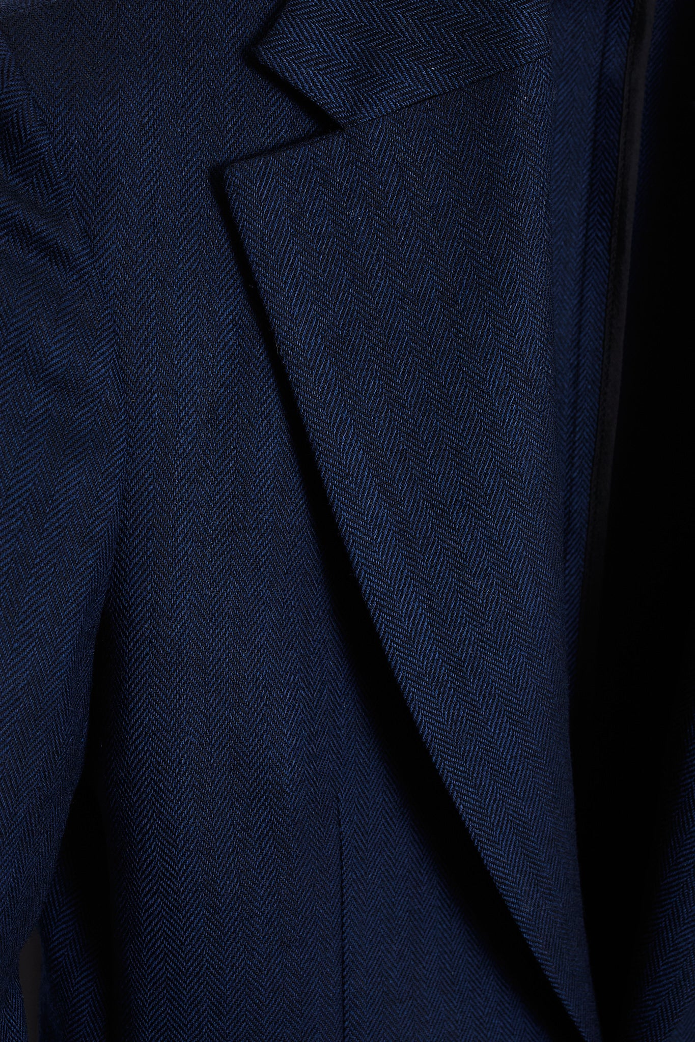 Americana traje espiga azul marino