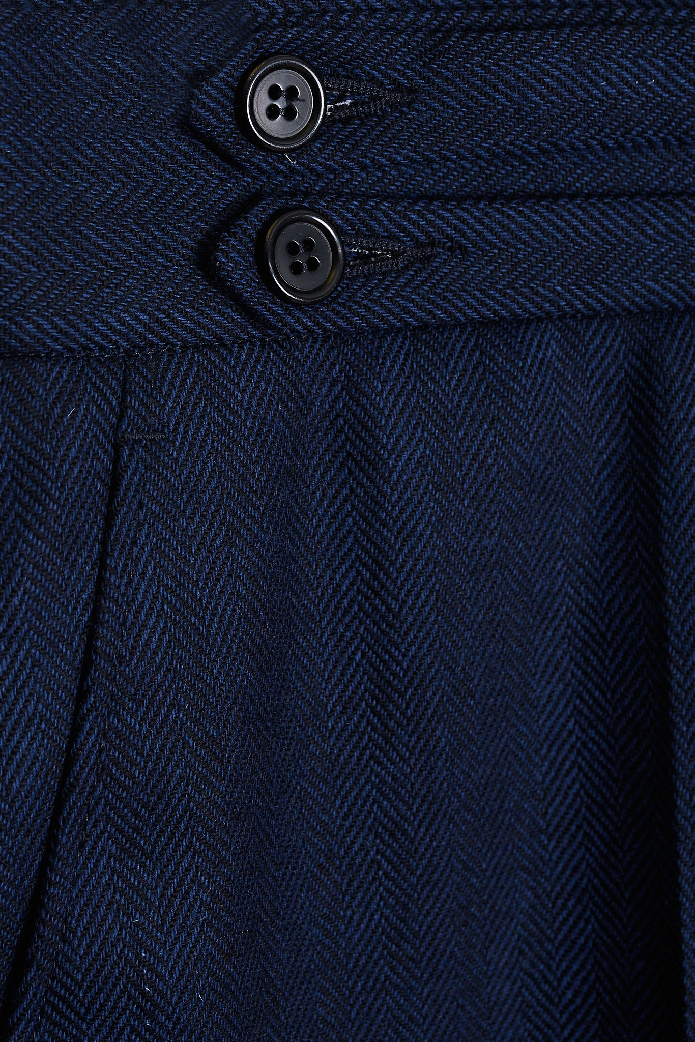 Pantalón traje espiga azul marino