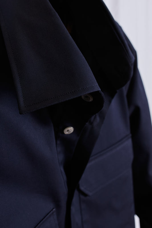 Camisa polera travel azul marino