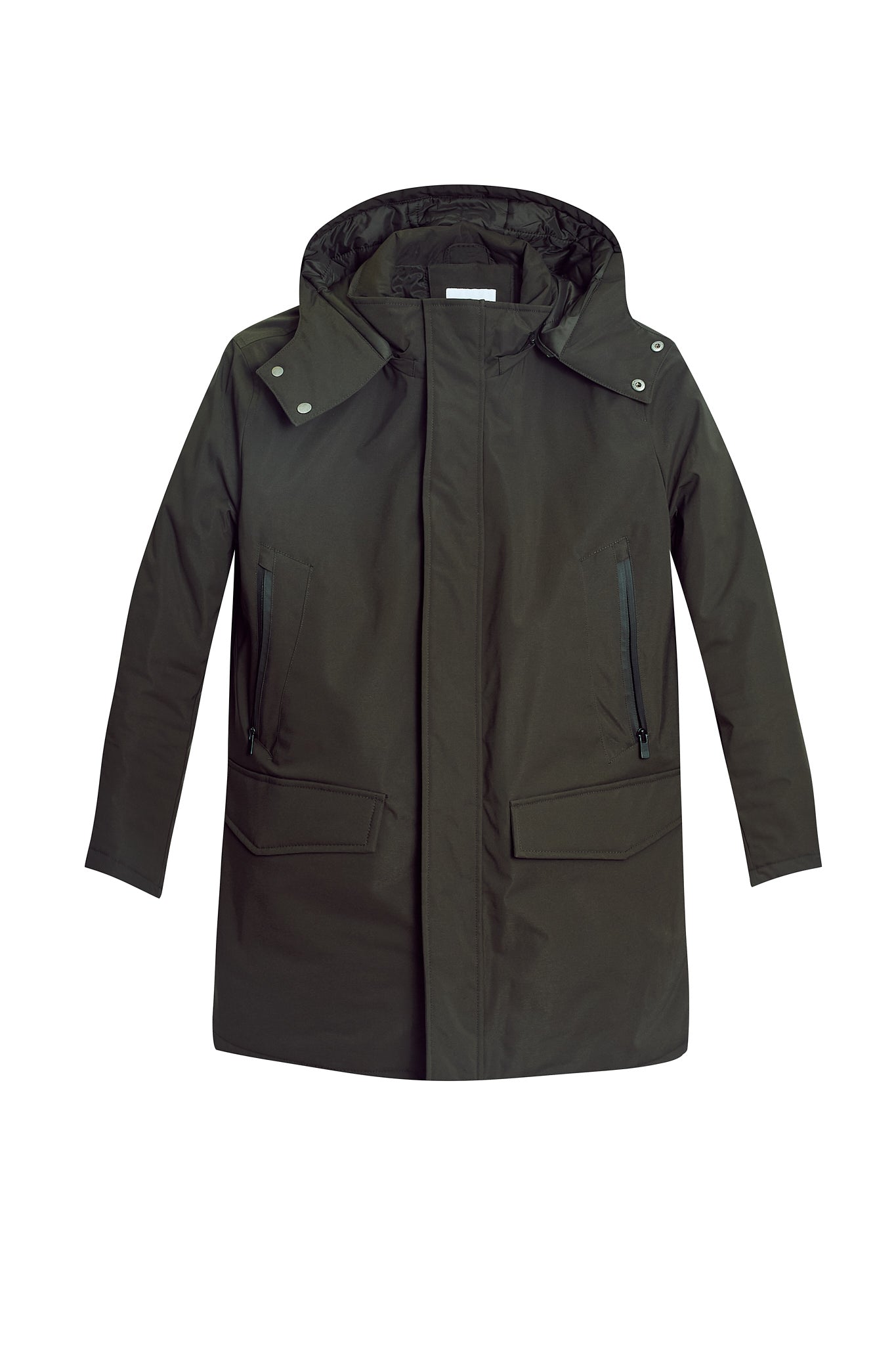 Abrigo Parka técnico verde