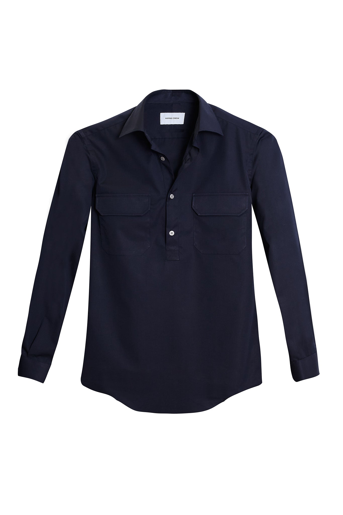 Camisa polera travel azul marino