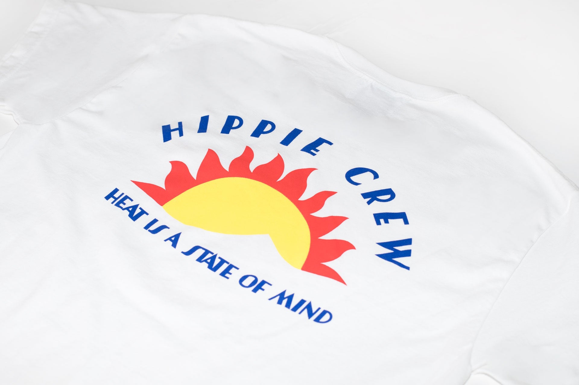 Camiseta Heat Hippie blanca Hippie Crew