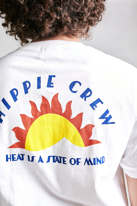 Camiseta Heat Hippie blanca Hippie Crew