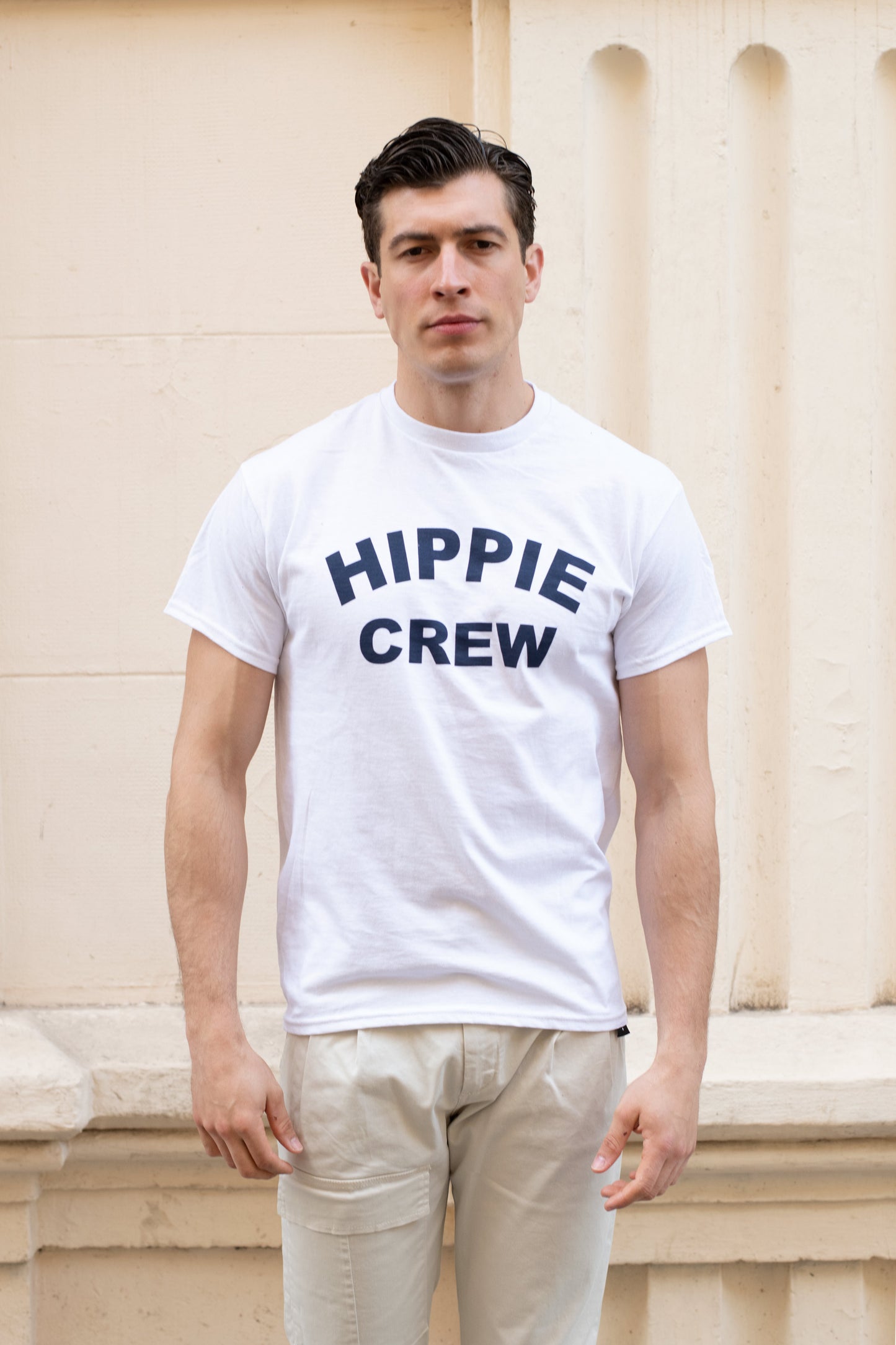 Camiseta Hippie Crew blanca
