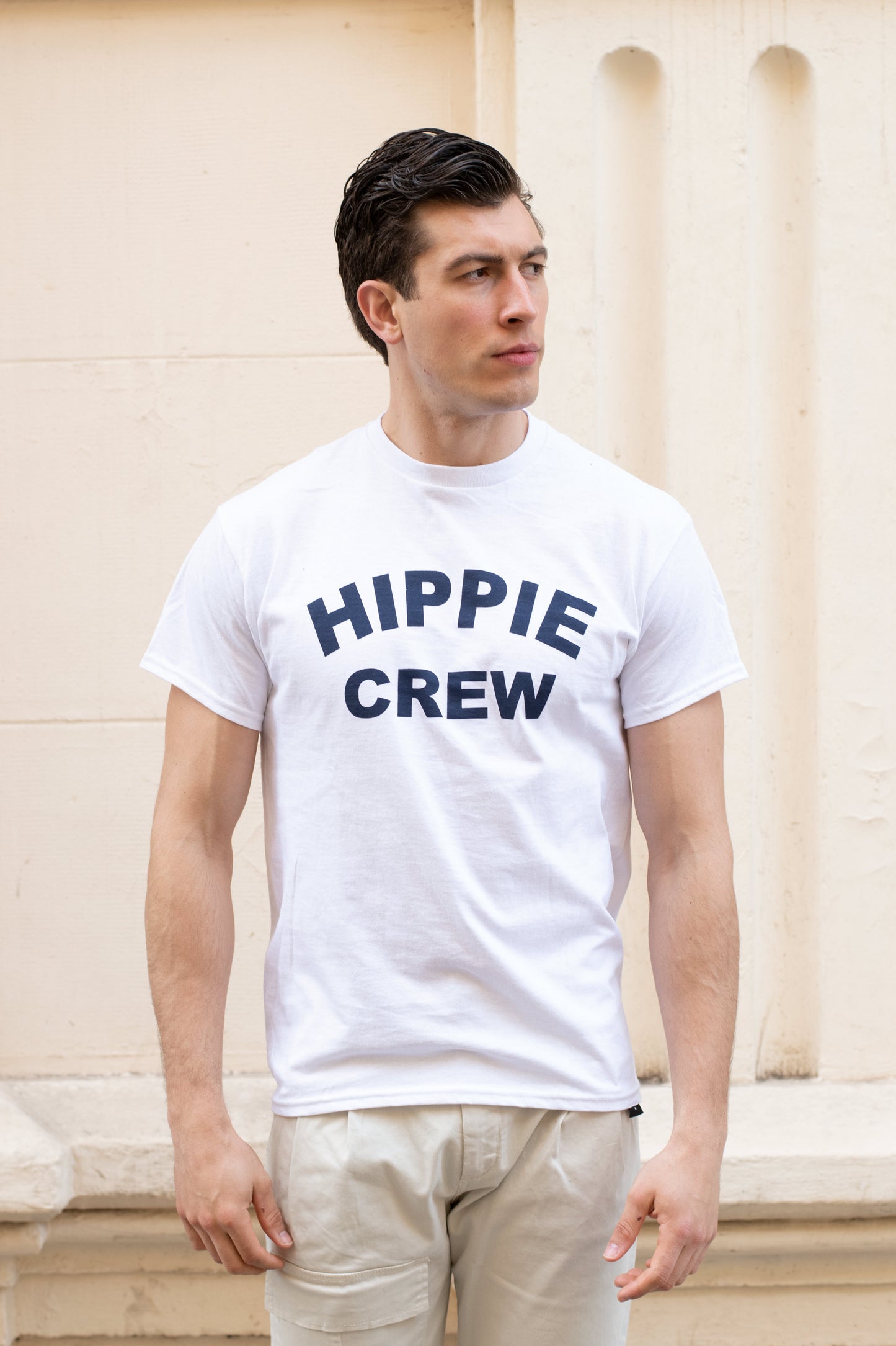 Camiseta Hippie Crew blanca